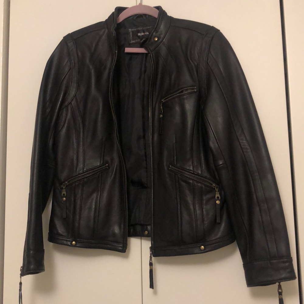 Leather jacket